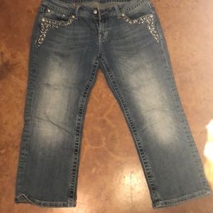 Miss me cuffed Capri